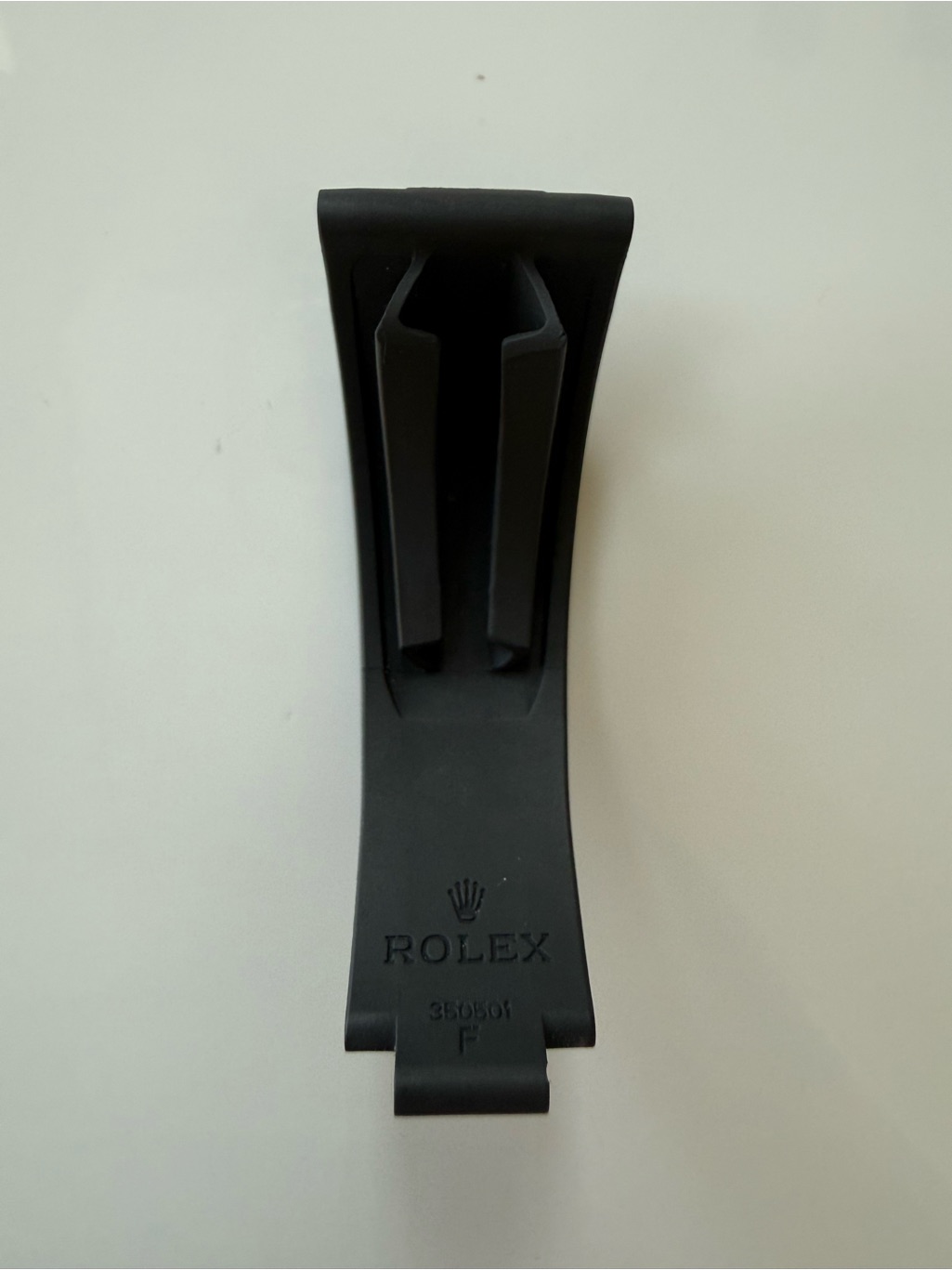 Rolex Black Oysterflex Strap 350501 Length Size F